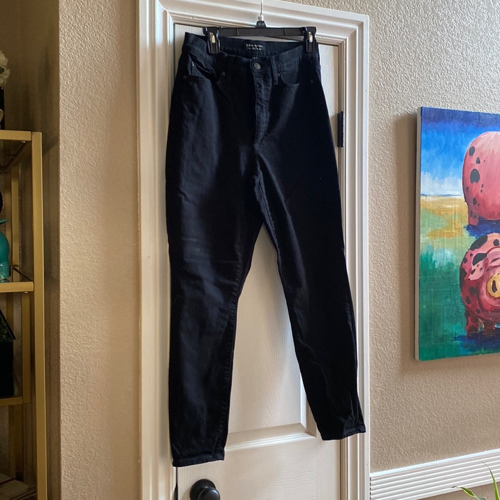 Banana Republic black denim jeans.